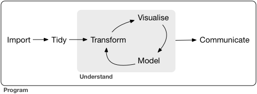 R4DS DS Diagram - H. Wickam
