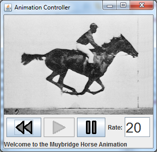 a simple animation GUI controller