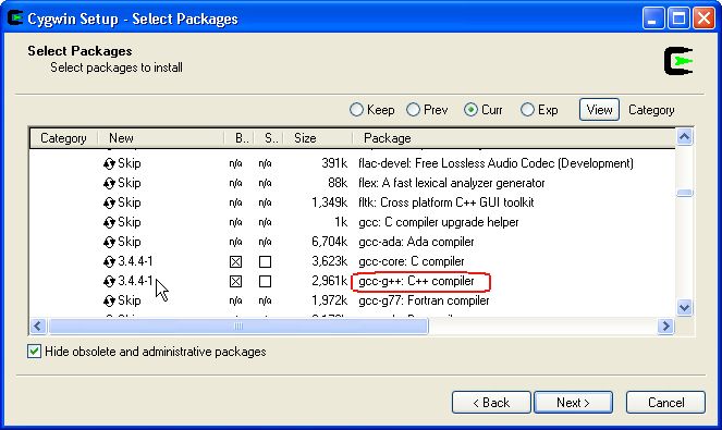 install gfortran in cygwin